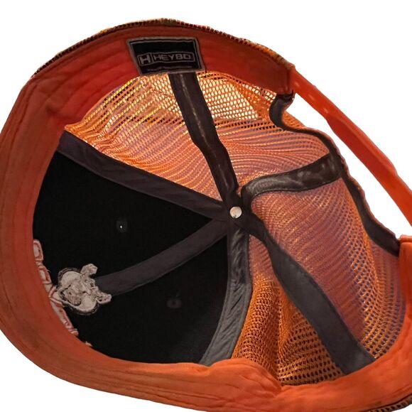 HEYBO Outdoor Hunting Brown W/Orange Mesh Adjustable - Picture 6 of 7